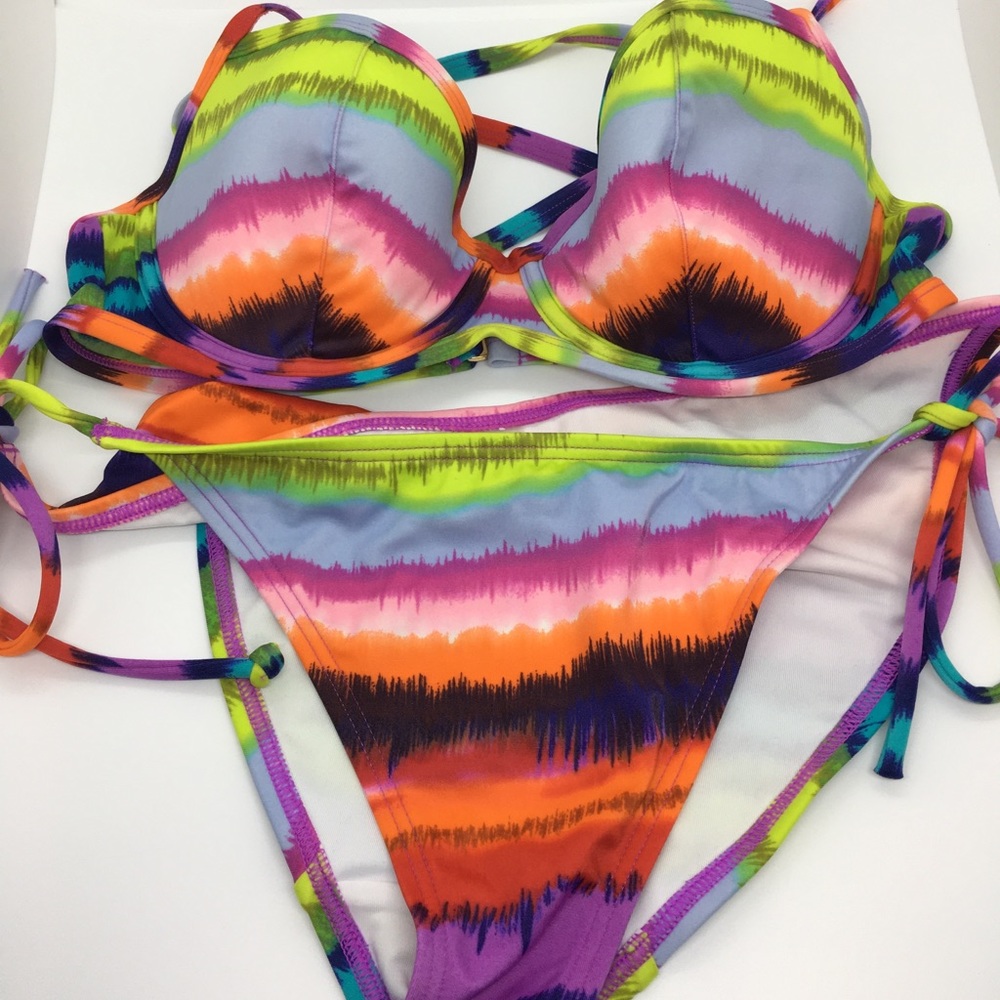 Victoria’s Secret Size L (36C) Multi Color Bikini